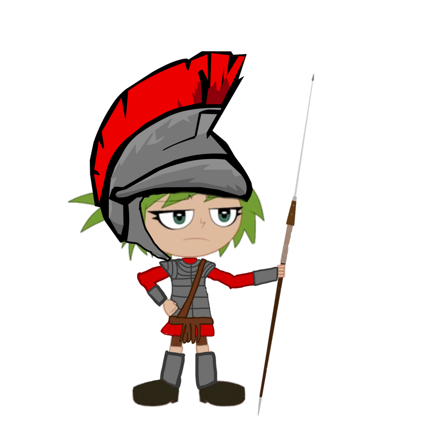 Julie Hinikawa is a Roman Soldier by Aaronmitchell05 on DeviantArt