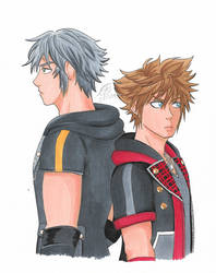 Sora and Riku