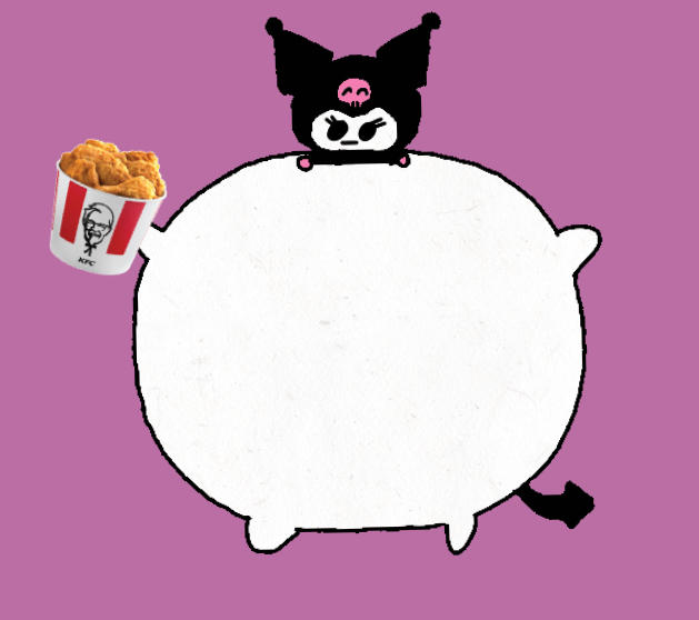 Kumasi Inflation Deviantart Kuromi Inflation by VickyTheTinkaton on DeviantArt