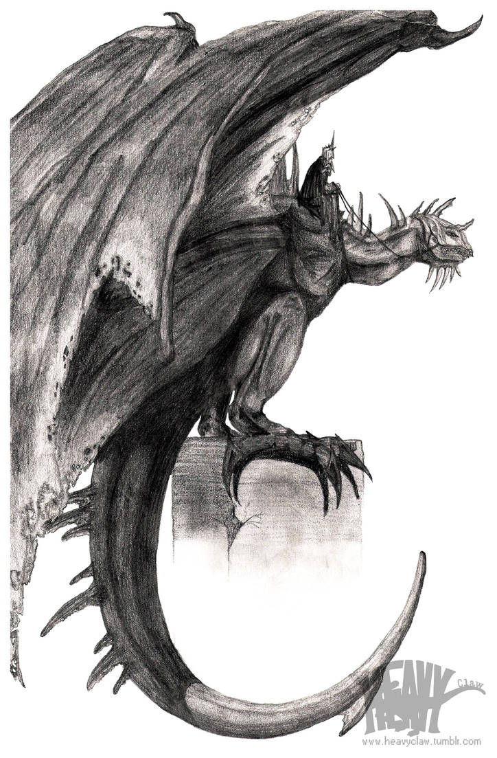 LOTR Witch King and Fell Beast by HeavyClaw on DeviantArt