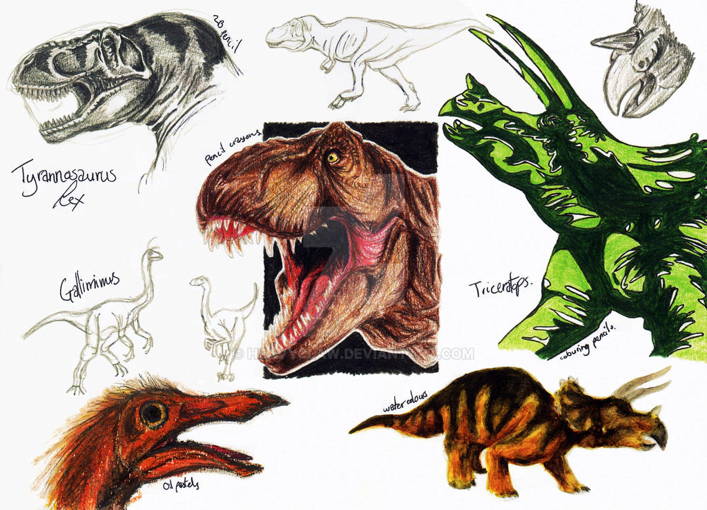 NHM Sketches: Dinosaurs 2