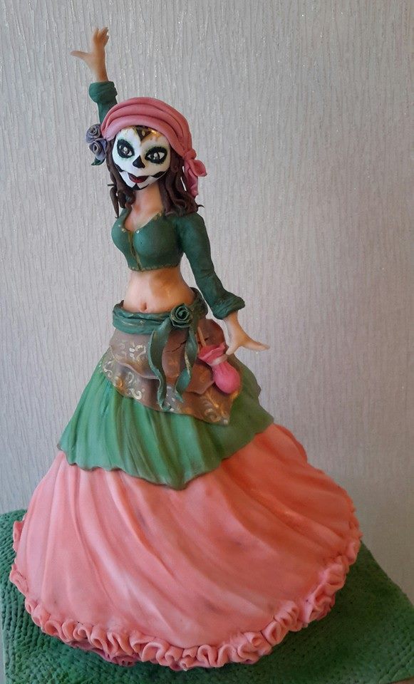 All Edible Gypsy Dancer Cake