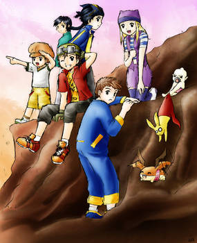 Digimon Frontier- nice view