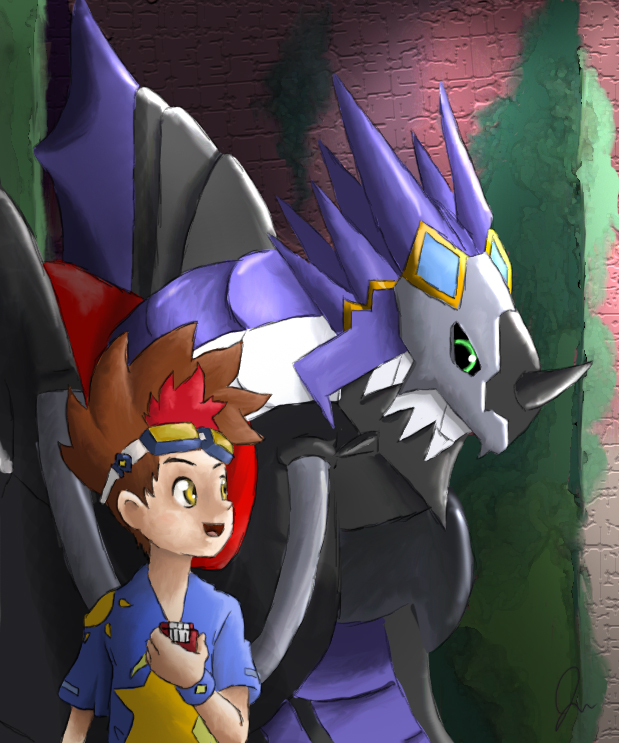 Young Hunter and his Digimon