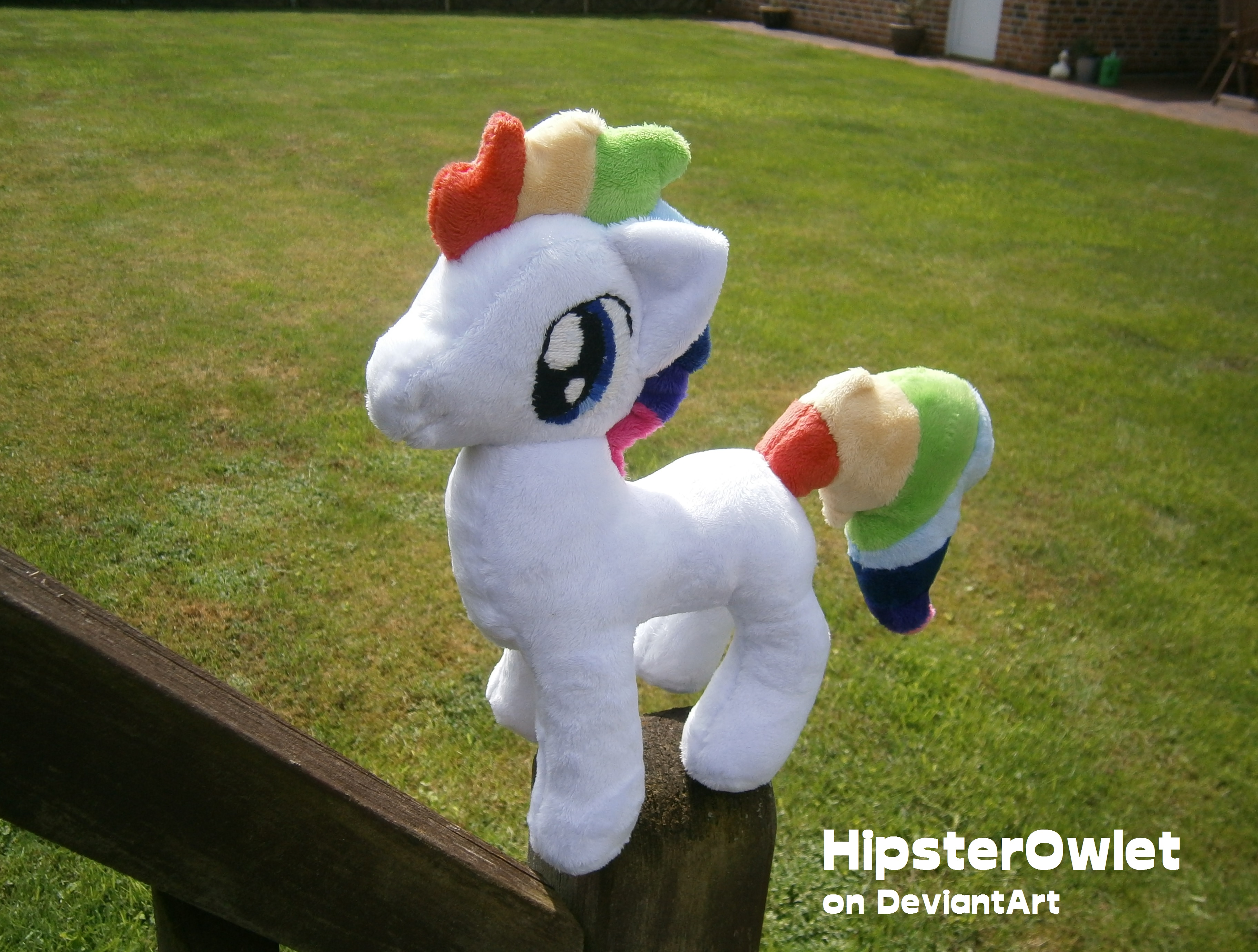 Rainbow Rain OC Plushie