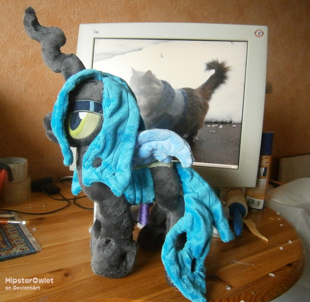 (Work in Progress) Queen Chrysalis Plushie by HipsterOwlet