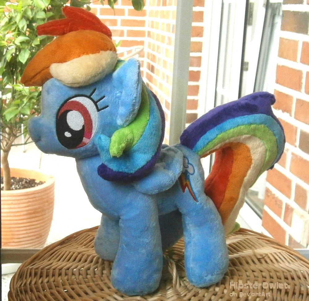 Handmade Rainbow Dash Plushie