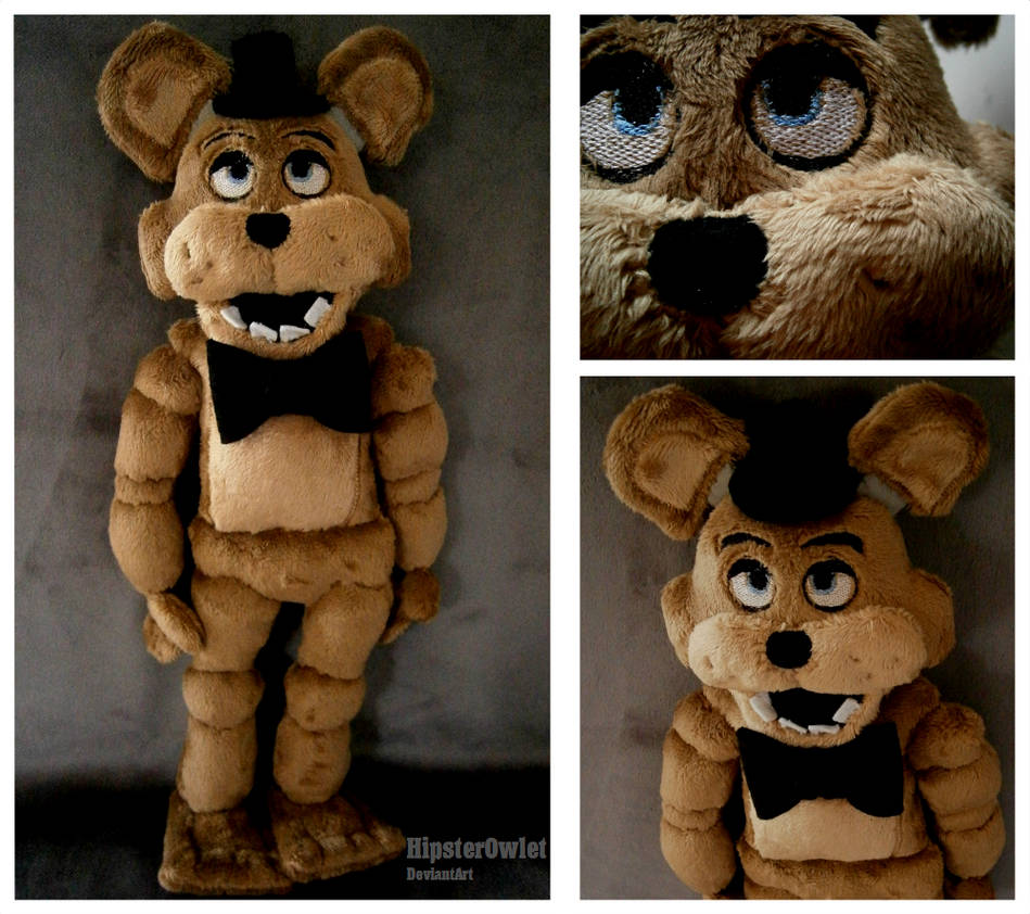 Handmade Five Nights at Freddy's Plushie - Freddy by HipsterOwlet on DeviantArt