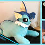 70inch Handmade Giant Chubby Vaporeon Plushie