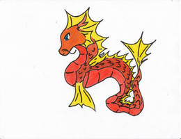 Japanese Sea Dragon Sketch