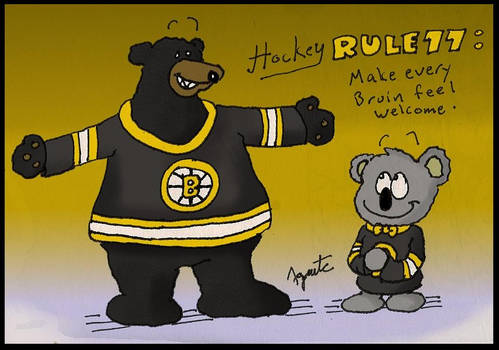 Bruins Hockey Rules No. 77