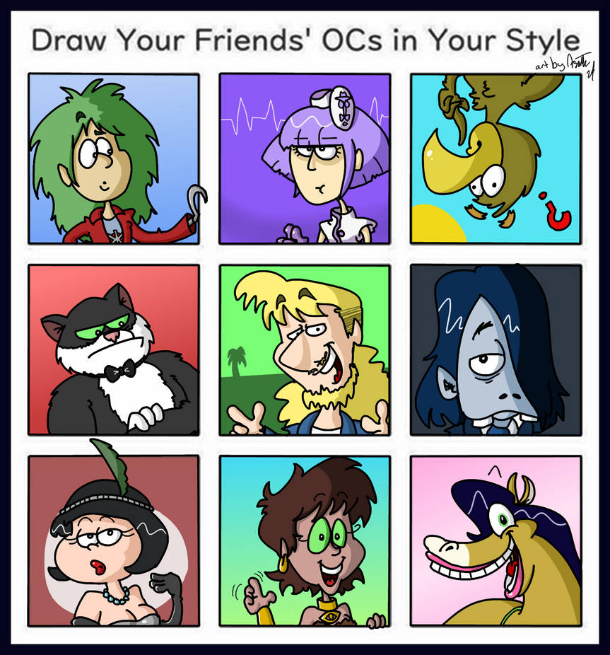 AgentC24 Draw Your Friends' OC's in Your Style by AgentC24 on