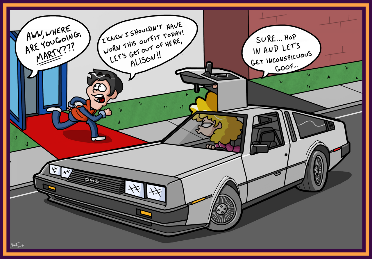 DeLorean Outatime Outareferences by AgentC 24 on DeviantArt