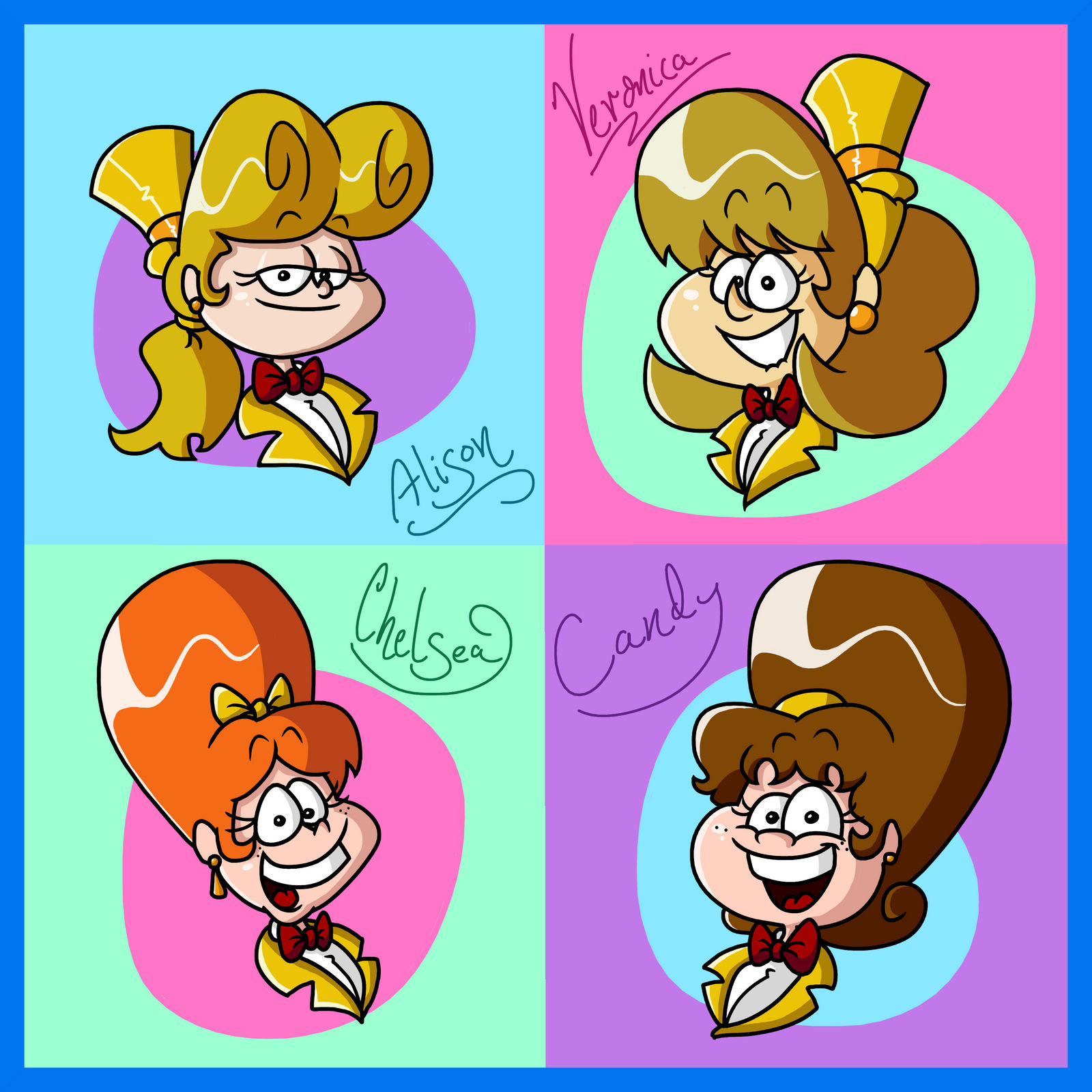 Kickline: Portrait Day! by AgentC-24 on DeviantArt