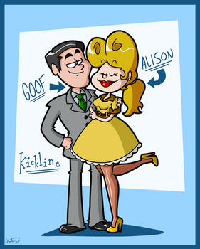Kickline Couples - Goof and Alison