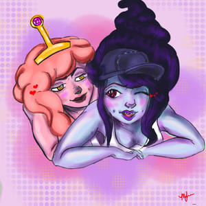 Princess Bubblegum and Marceline The Vampire Queen