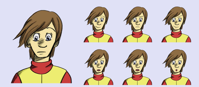 Terra Gaea Expression Sheet