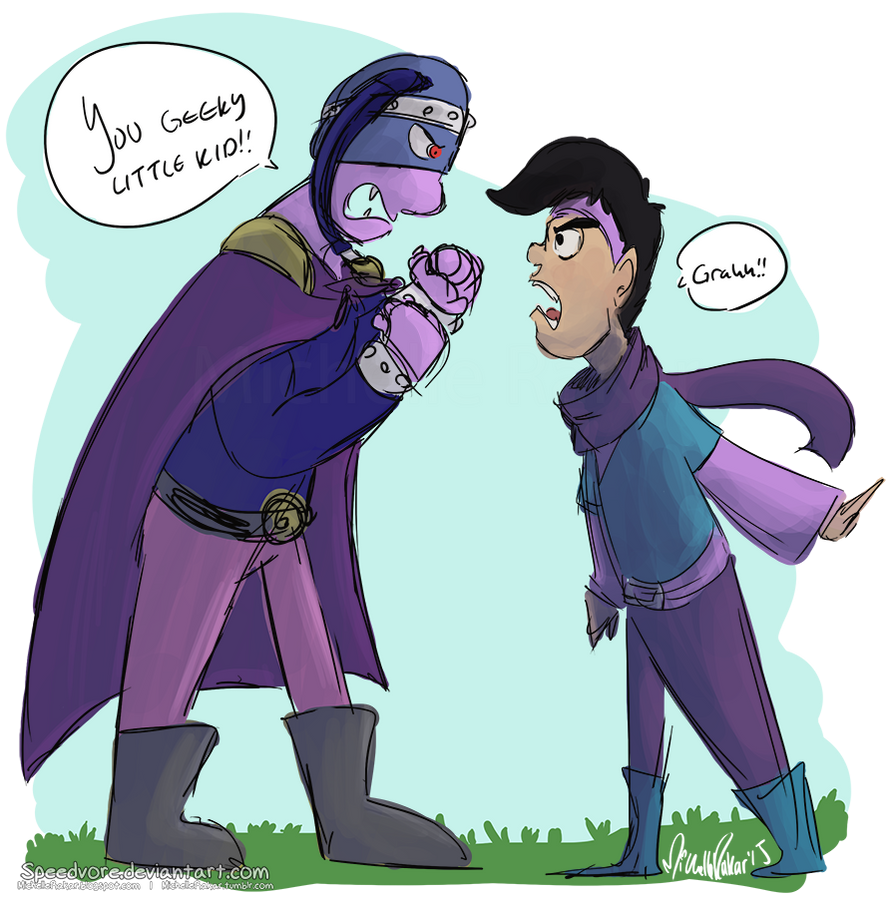 Digicember Day 4: Geek Fight by Speedvore on DeviantArt