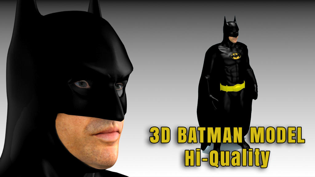 Batman Scan Model 3D BATMAN MODEL HiQuality by mustafavangol on DeviantArt