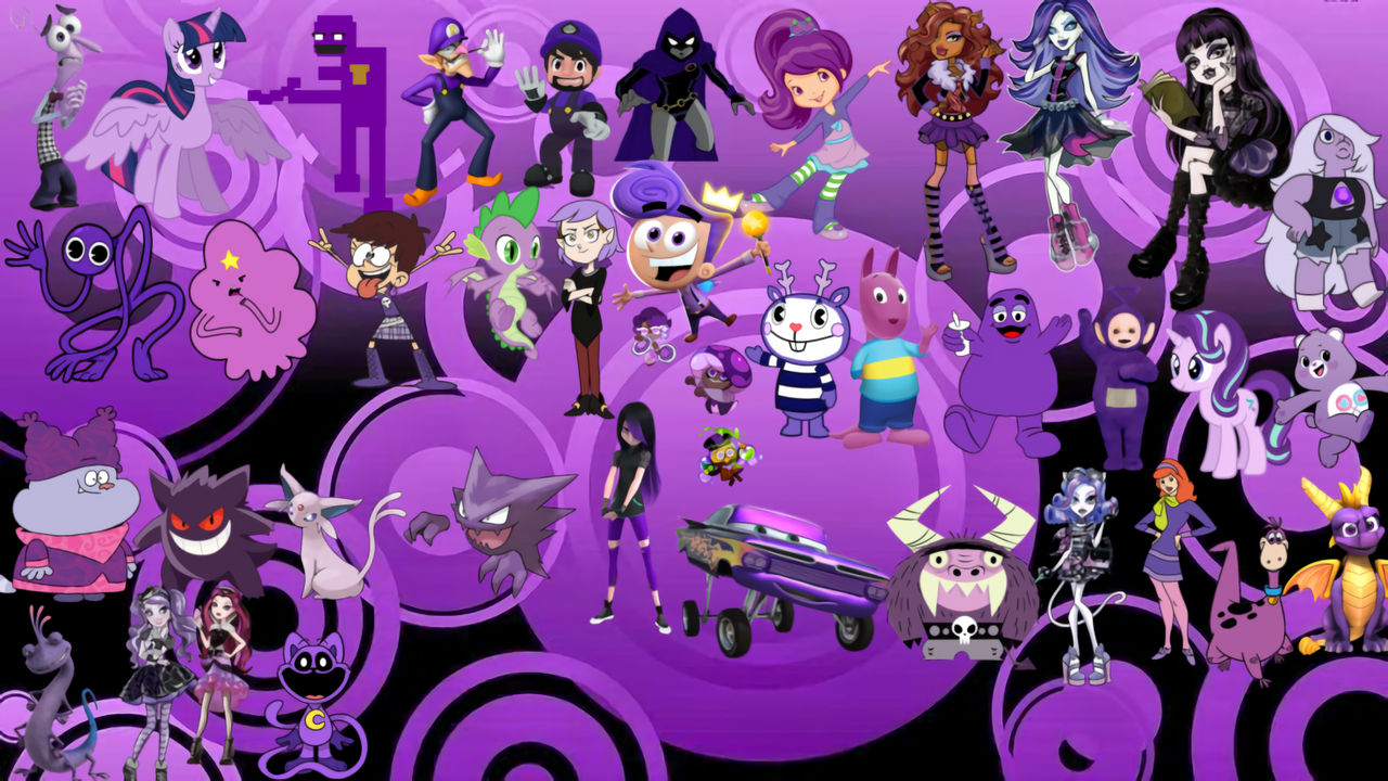 Purple Characters Rivals Purple Character by fairyhighet on DeviantArt