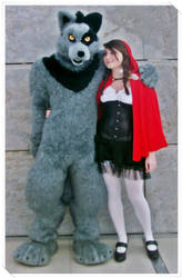 Red riding hood and the big bad wolf