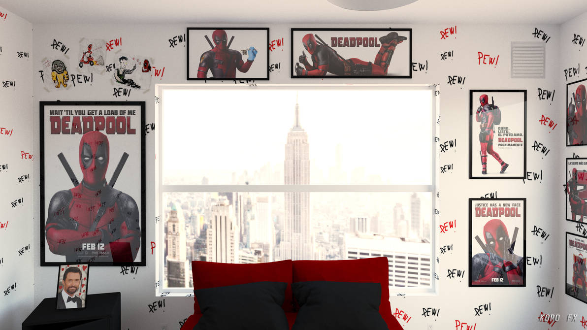 3D Deadpool Bedroom 4 by kopofx on DeviantArt