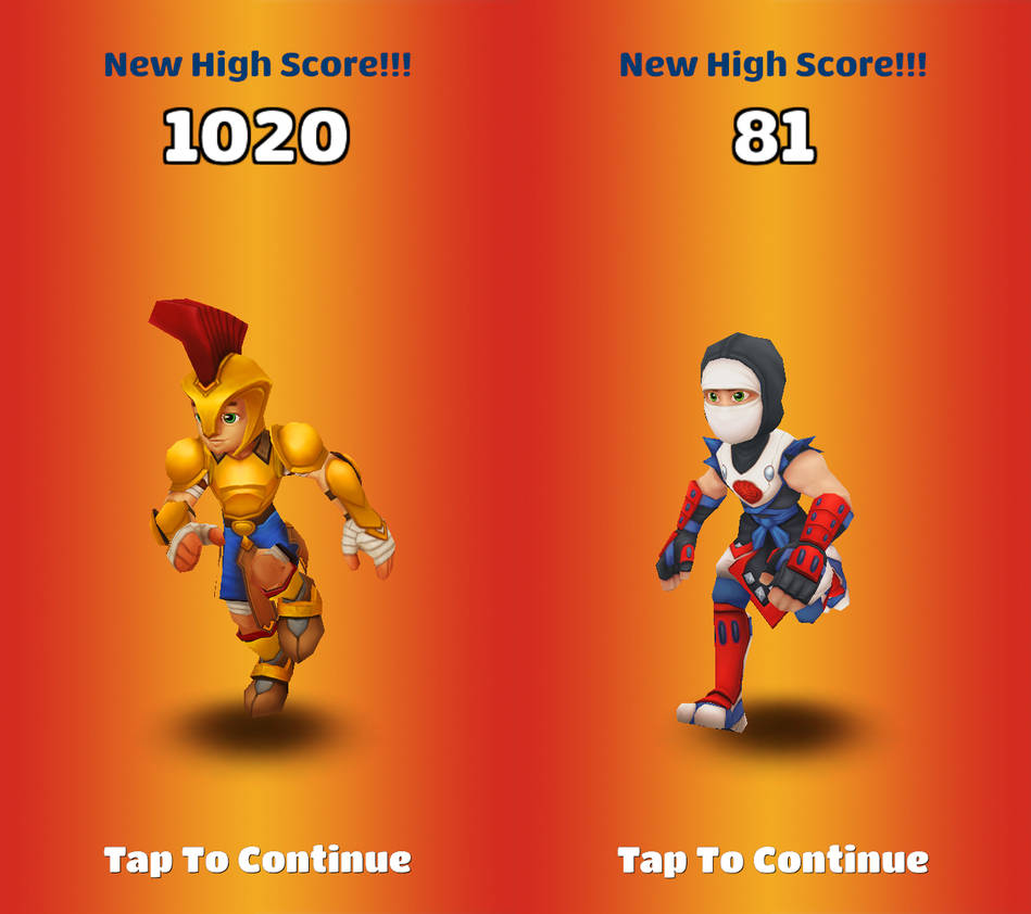 High score UI screen by venumspyder on DeviantArt