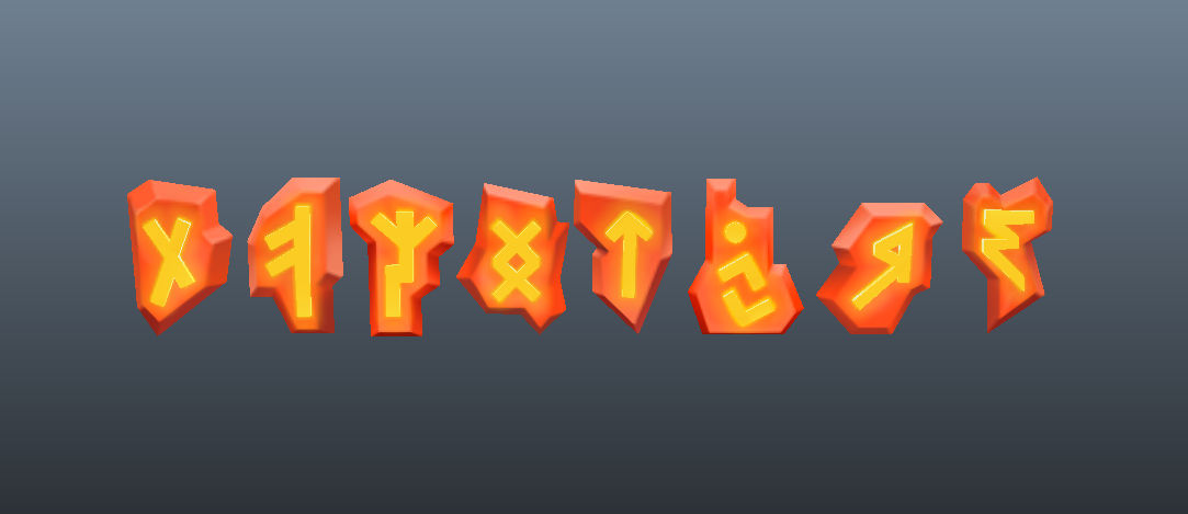 3D Rune models by venumspyder on DeviantArt