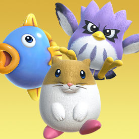Rick, Kine and Coo (Kirby) by WaterKirby1964 on DeviantArt