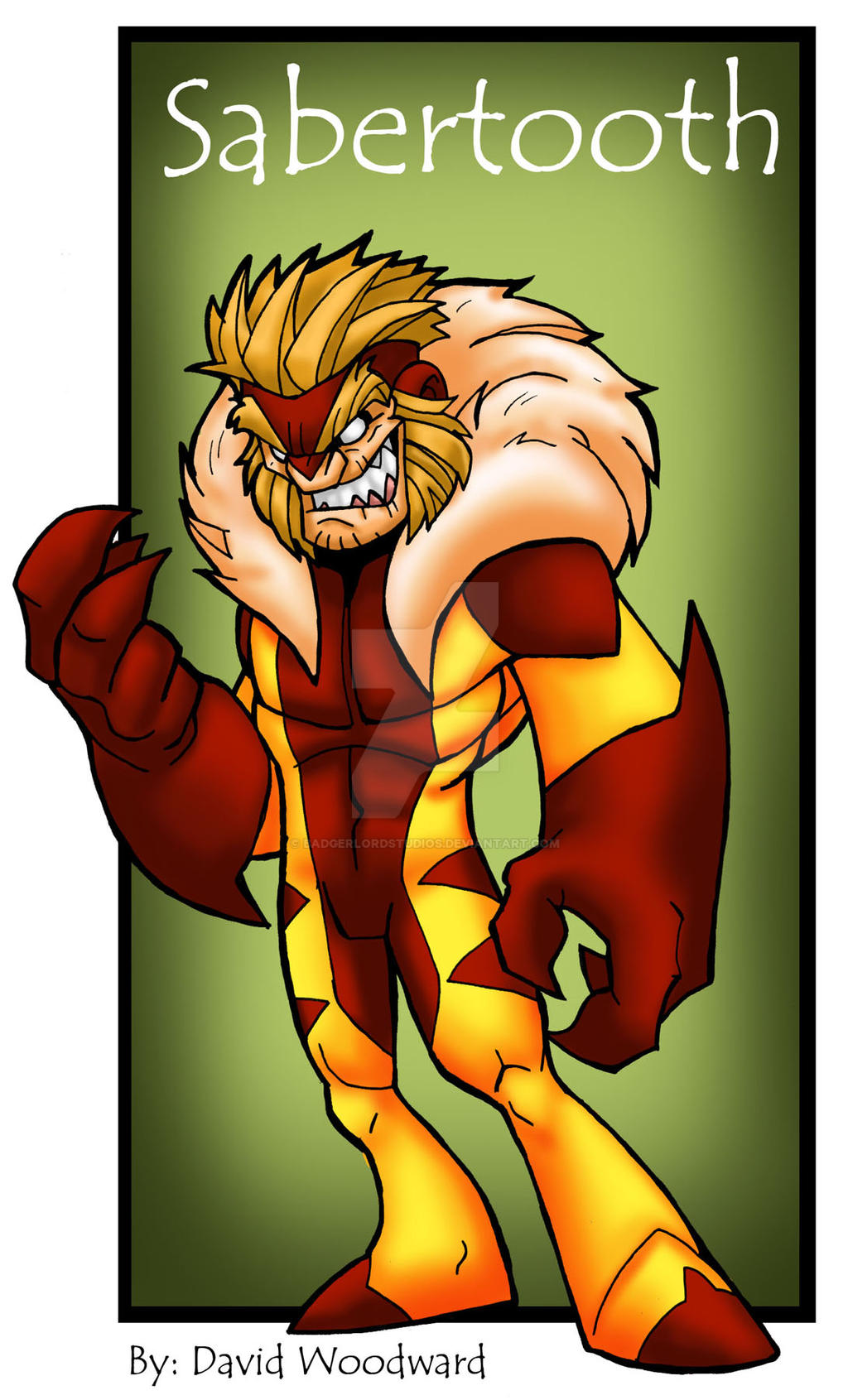 Sabertooth by badgerlordstudios on DeviantArt
