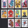 Sketch Cards Xmen Group 1