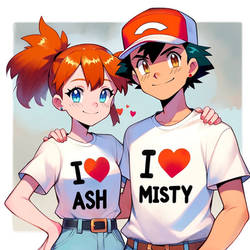 Ash and Misty *Heart* Each Other