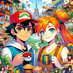 Ash and Misty Visit Colombia