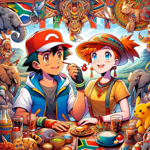 Ash and Misty Visit South Africa