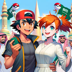 Ash and Misty Visit Saudi Arabia