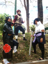 Gaara, Itachi, Sasuke cosplay