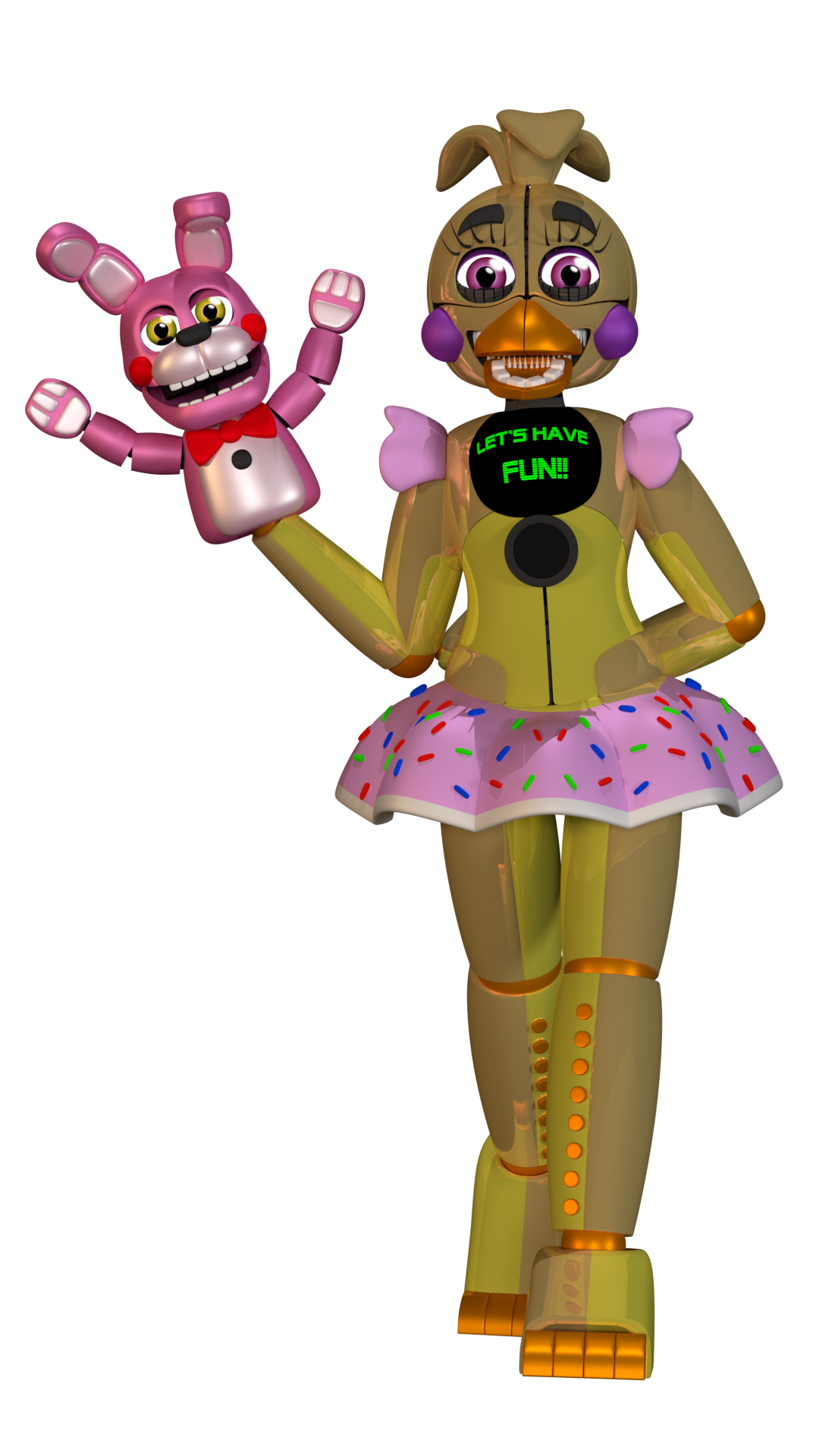 X 上的Lilac：「Its funtime chica :D #FNAF #Funtimechica