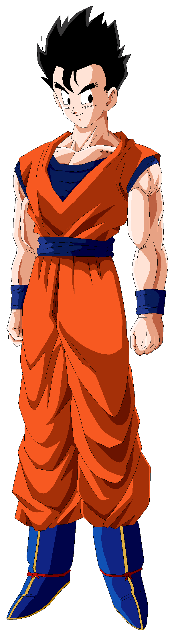 Gohan adulto con ropa de goku by Dani2540 on DeviantArt Gohan adulto con ropa de goku by Dani2540 on DeviantArt