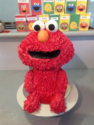 3D Elmo Cake