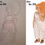 before and after: ancient greek