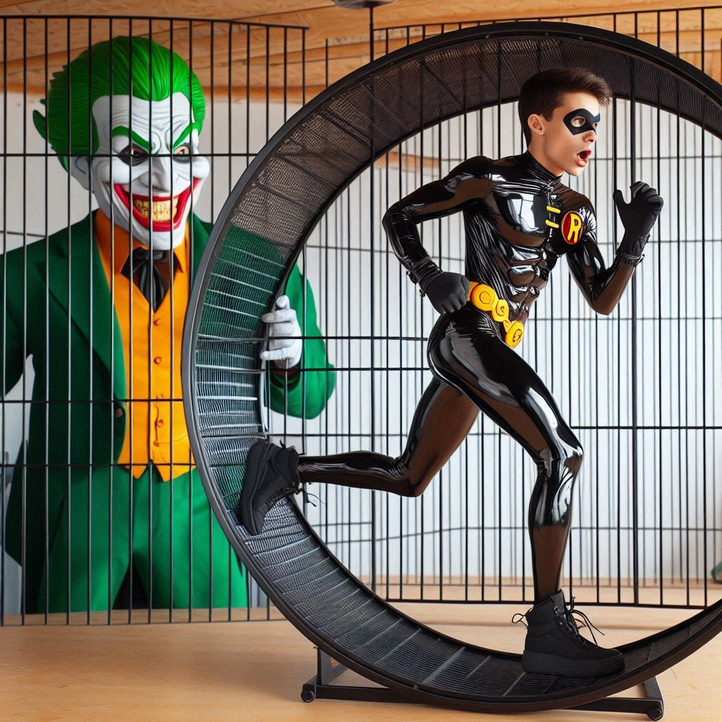 Robin Running Keep running Robin! I want you in tip top shape! by micromite on DeviantArt