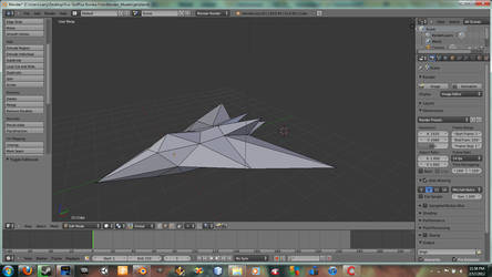 Simple Jet Fighter made in Blender
