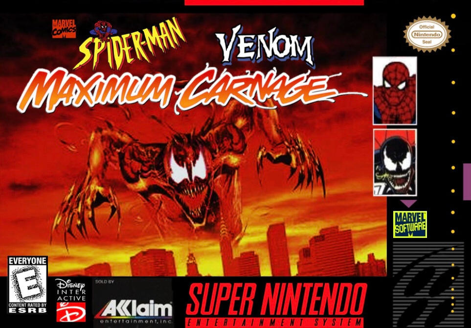 Spider-Man TAS Maximum Carnage on Super NES by DBFighterZFan07 on DeviantArt