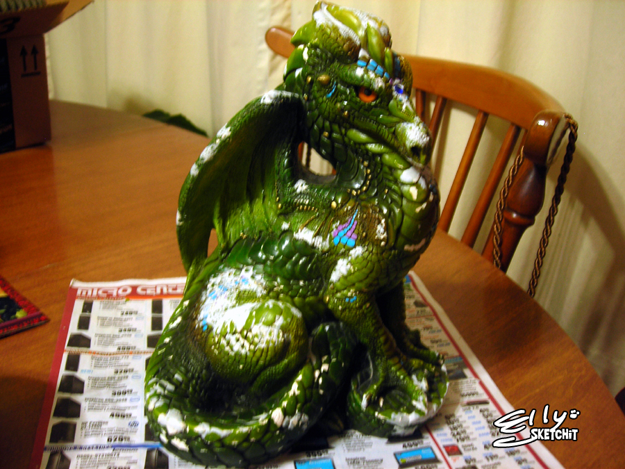 Windstone Green Dragon: Patching Him Up, 1