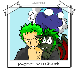 Photos with John - Zoro and Els