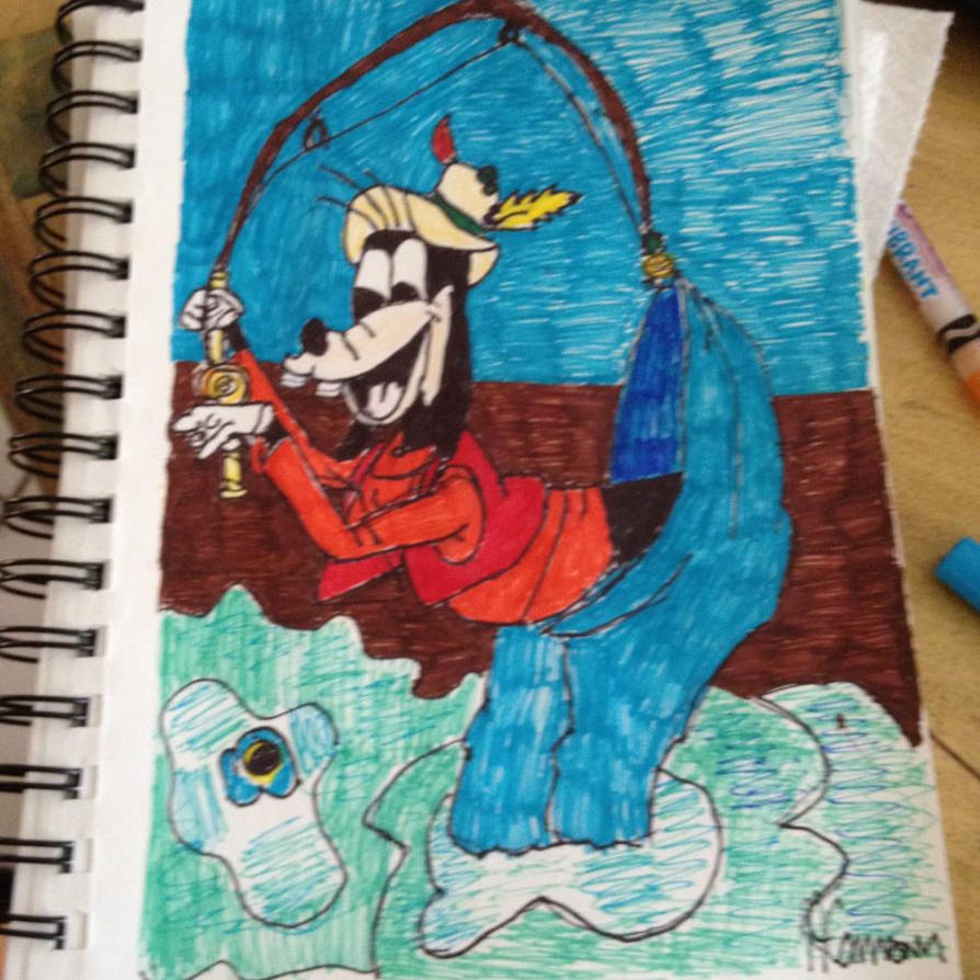 Goofey Fish Goofy fishing by Clevercat2 on DeviantArt