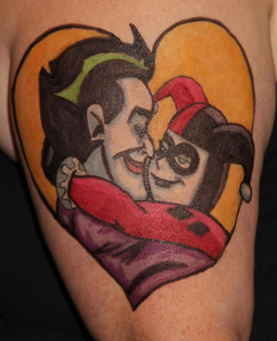 Joker And Harley In Love Tattoo Drawing By Joker Laugh On Deviantart Joker And Harley In Love Tattoo Drawing By Joker Laugh On Deviantart