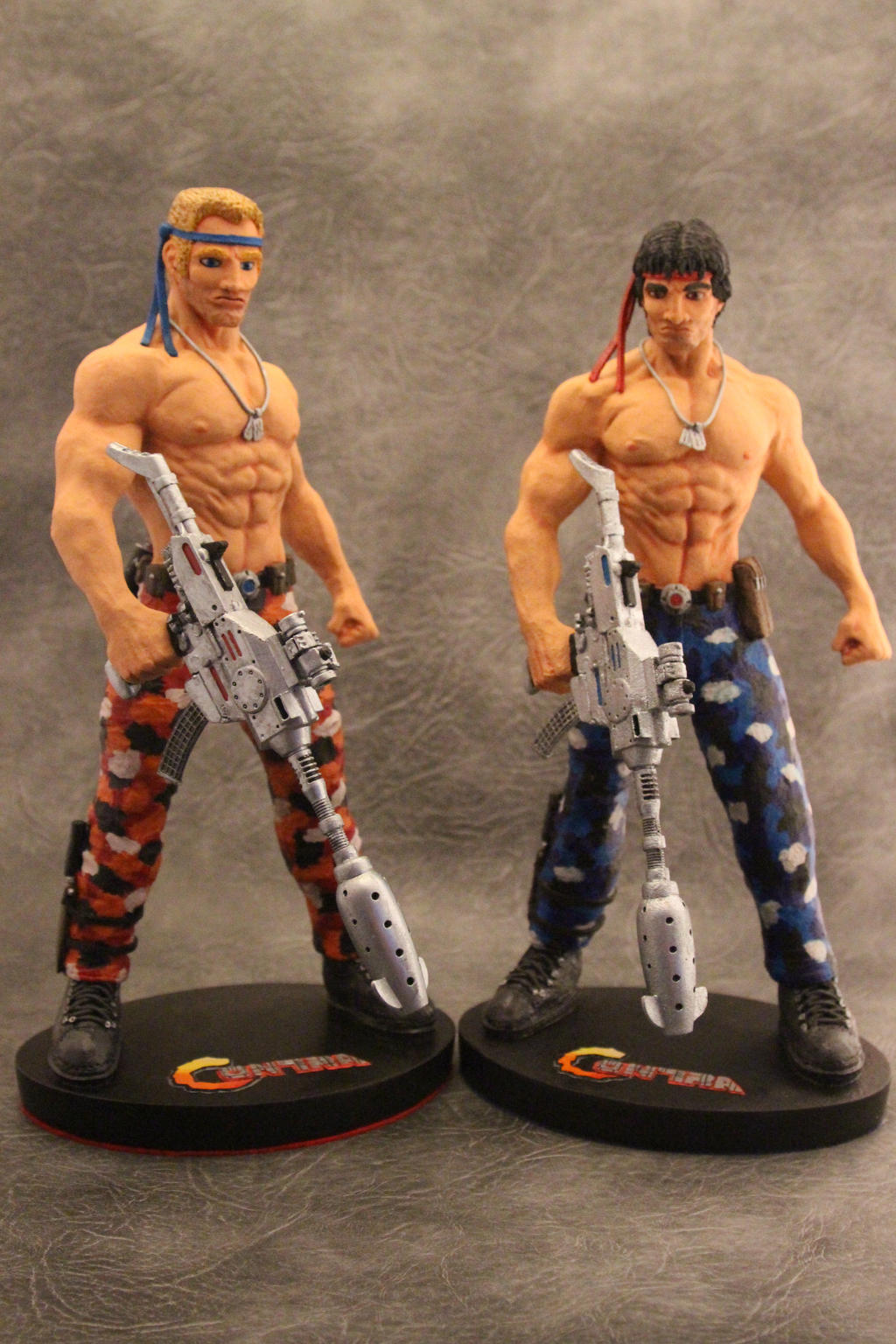 Contra Commandos Lance Bean and Bill Rizer Statues by Joker-laugh on ...
