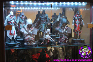 Ezio's and 1 Mini Altair Display by Joker-laugh