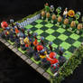 Plants vs Zombies Custom Made Chess Set